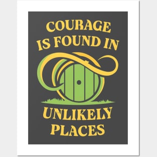 Courage is Found in Unlikely Places - Green Door - Fantasy Posters and Art